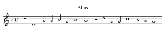 XIII. Now must I dye, - staff notation