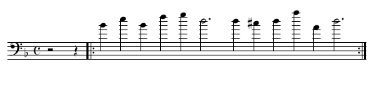 XIII. Oh what hath overwrought - staff notation