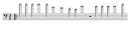 XIII. Sleep, waiward thoughts - staff notation