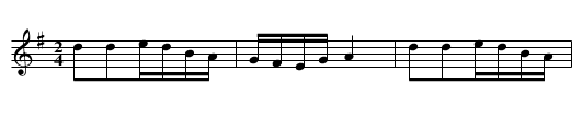 Xin nongcun - staff notation