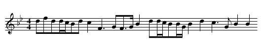 Xingfuhe kai xingfuhua - staff notation