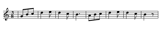 Xiraldilla (CT 058) - staff notation