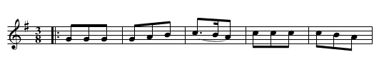 Xiraldilla (CT 150) - staff notation