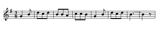 Xiraldilla (CT 245) - staff notation