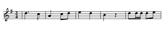Xiraldilla (CT 394) - staff notation