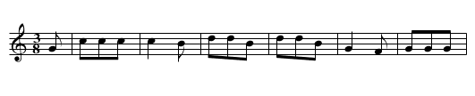 Xiraldilla (CT 445) - staff notation