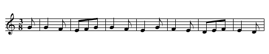 Xiraldilla de Teberga (MQ 032) - staff notation