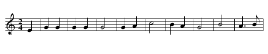 Xiringüelu - staff notation