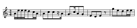 Xiu mudan - staff notation