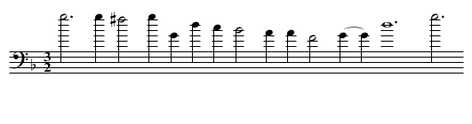 XIX. Shall I sue - staff notation