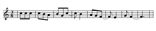 Xota de La Madalena (MG 40) - staff notation