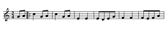 Xuanín de Mieres - staff notation