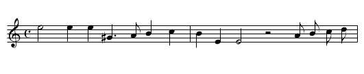 XV. When David's life by Saul was often sought, - staff notation