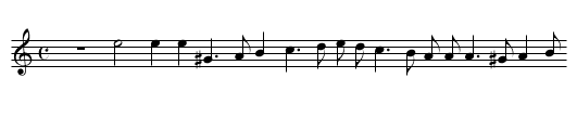 XV. When David's life by Saul was often sought, - staff notation