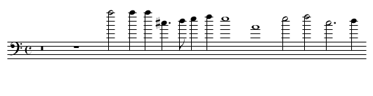 XV. When David's life by Saul was often sought, - staff notation