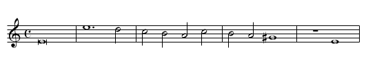 XVI. Would my conceit, that first enforst my woe, - staff notation
