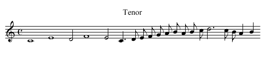 XVIII. Fantasie: La Sampogna? - staff notation