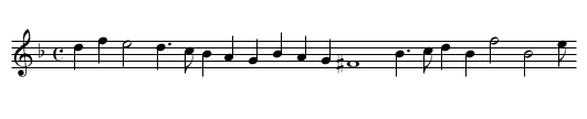 XVIII. It was a time when silly Bees could speake, - staff notation