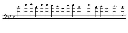 XVIII. It was a time when silly Bees could speake, - staff notation