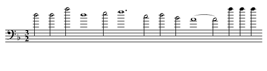 XVIII. My heart and tongue were twinnes, - staff notation