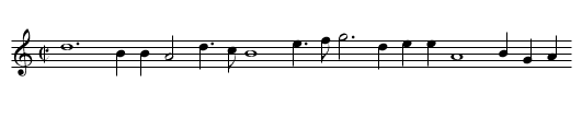 XX. Come heavy sleepe the image of true death; - staff notation