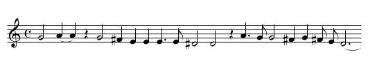 XXI. Cleare or cloudie sweet as Aprill showring, - staff notation
