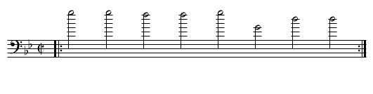 XXIV. Faine would I wed a faire yong man - staff notation