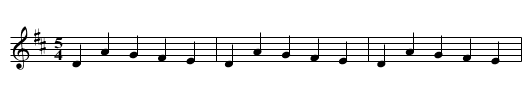 Y Clychau - The Bells - staff notation
