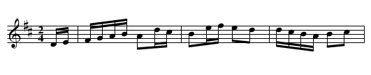 Y Coroni - staff notation
