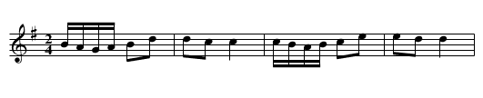 Y Delyn Newydd - staff notation