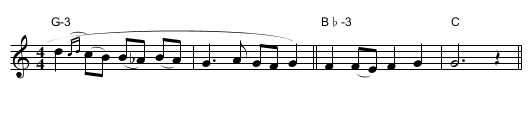 Yammil Abaya - staff notation