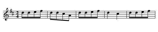 Yankee Doodle WES.057 - staff notation