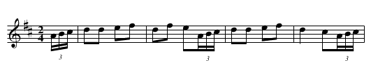 Yankee Doodle - staff notation