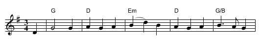 Ye Banks And Braes o' Bonnie Doone - staff notation