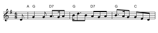 Ye Banks and Braes (of Bonnie Doon) - staff notation