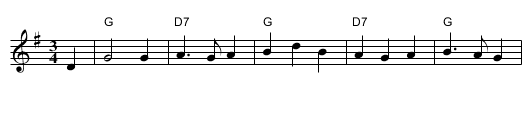 Ye Banks and Braes - staff notation