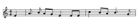 Ye Jacobites by Name - staff notation