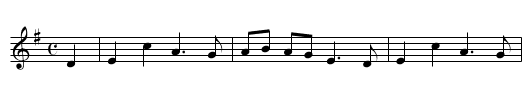[Ye woods and groves and purling streams] - staff notation