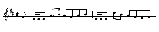 Ye'll ay be welcome back again - staff notation