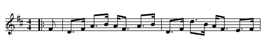 Ye'll aye be Welcome back again - staff notation