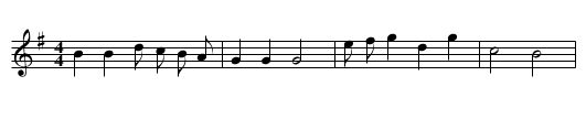 Yes! I am Mireille's Daughter - staff notation