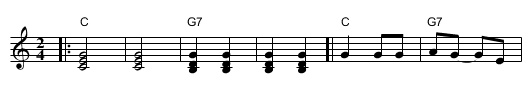 Yesh lanu tayish (#2) - staff notation