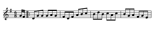 Yesterday Morning - staff notation