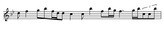 Yiba zhima sa shang tian - staff notation