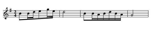 Yiduo molihua - staff notation