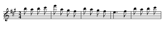 Yingmai maodun - staff notation