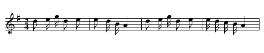 Yinian mang - staff notation