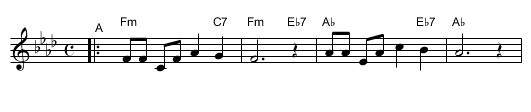 Yismechu hashamayim [Fm] - staff notation