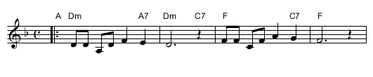 Yismechu hashamayim - staff notation