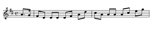Ymdaith Gw&ycirc;r Dyfnaint - staff notation